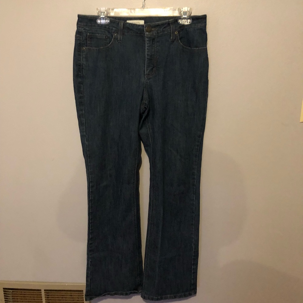 Merona Women’s Dark Wash Boot Cut Jeans Sz 10